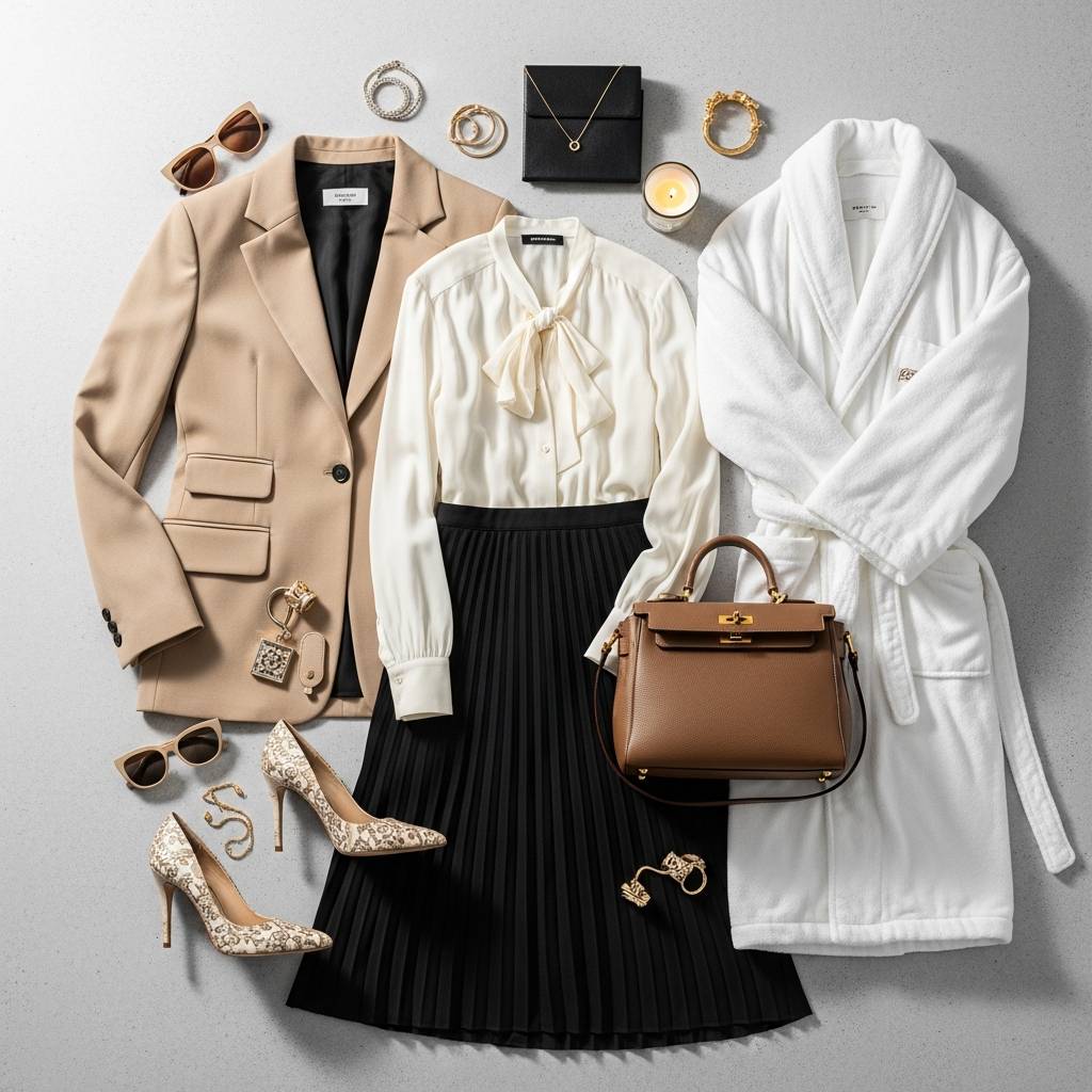 アパレルからシューズ・バッグまで！ランウェイを飾る最新アイテムとバスローブの映える物撮りテクニック｜物撮り本舗ブログ