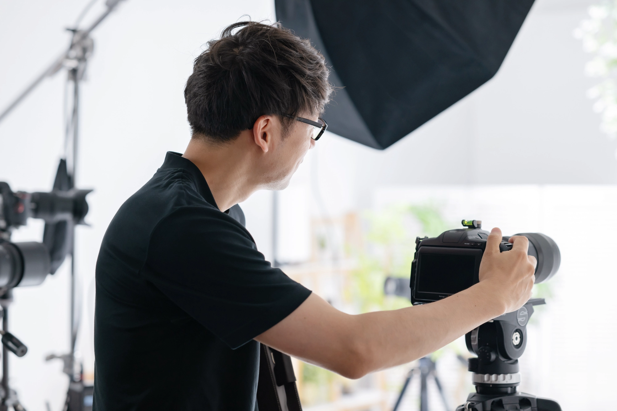 プロのライティング撮影風景